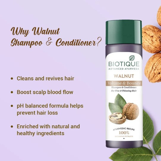 Biotique Shampoo Walnut 190ml