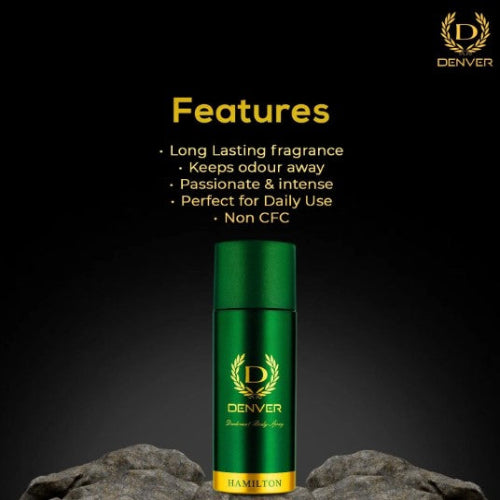 Denver Hamilton Deodorant for Men 165ml