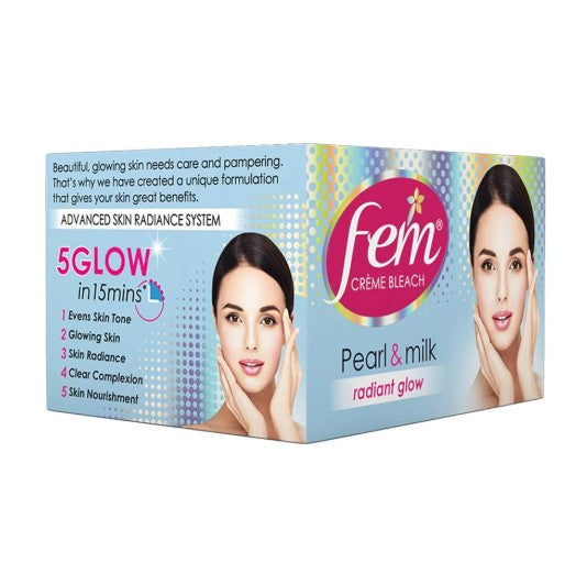 Dabur Fem Face Bleach Pearl & Milk 24g