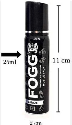 FOGG Amaze Deodorant for Men & Women Mobile Pack 25ml