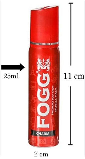 FOGG Charm Deodorant for Men & Women Mobile Pack 25ml