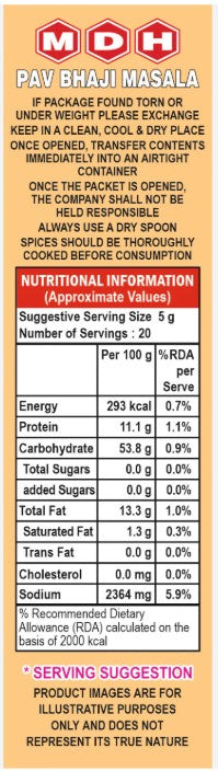 Pav Bhaji Masala MDH 100g