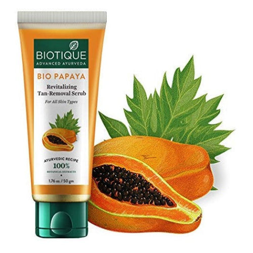 Scrub προσώπου Biotique Παπάγια 50γρ
