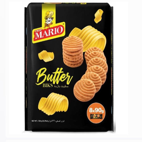 Μπισκότο Mario με βούτυρο 90 γρ. x 8