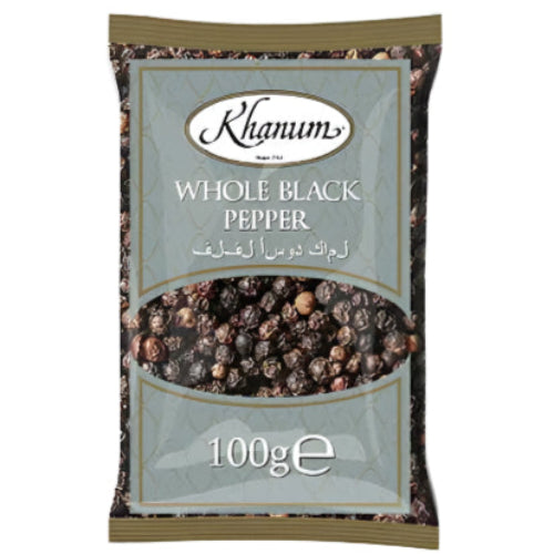 Black Pepper Whole Khanum 100g
