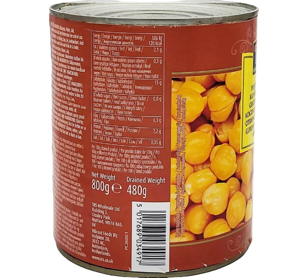 Boiled Chickpeas TRS 800g
