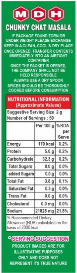 Chunky Chat Masala MDH 100g