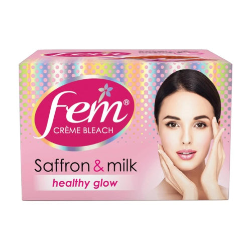 Λευκαντικό προσώπου Dabur Fem με Σαφράν και Γάλα 24g