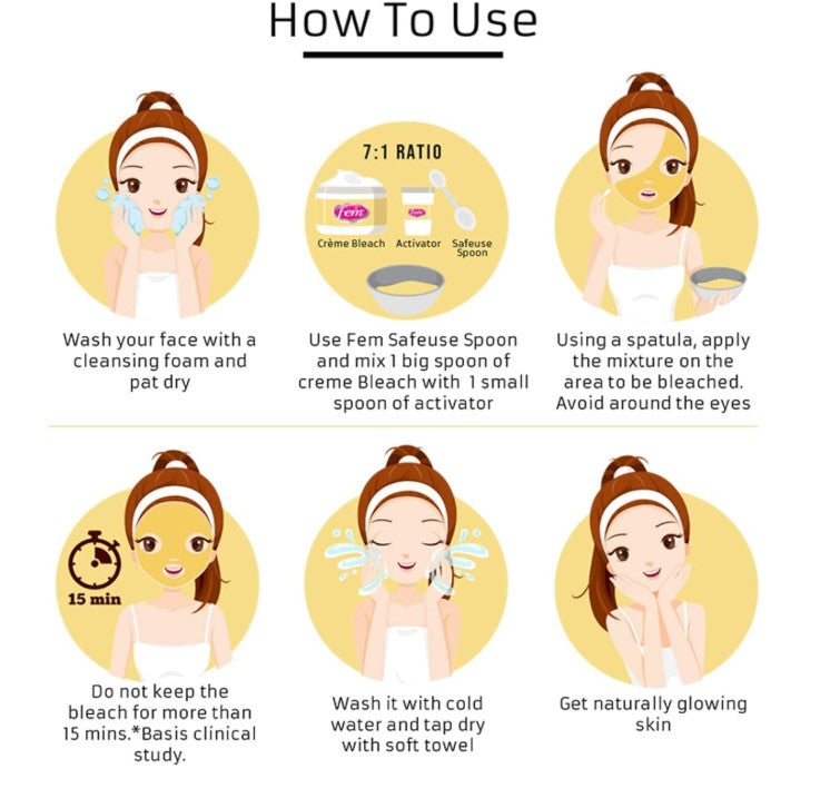 Dabur Fem Face Bleach Gold 24g