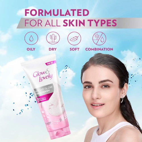 Glow & Lovely Multivitamin Face Wash 100g