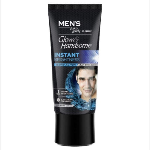 Glow Handsome Instant Brightness Face Wash for Men 100g