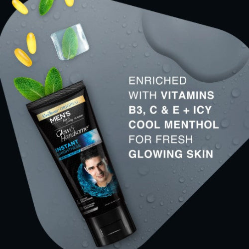 Glow Handsome Instant Brightness Face Wash for Men 100g