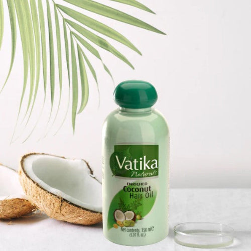 Λάδι Μαλιών Dabur Vatika Naturals εμπλουτισμένο με εκχύλισμα καρύδας 150ml
