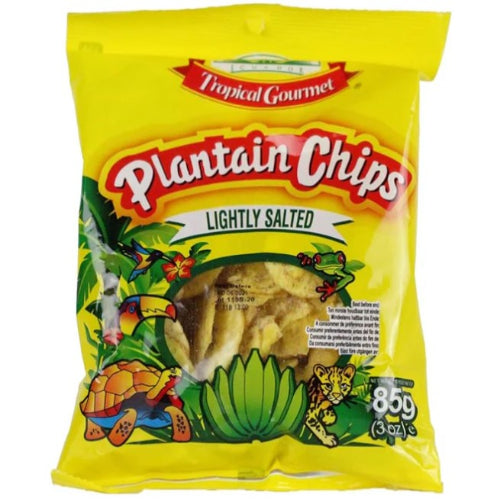 Plantain Chips Salted Tropical Gourmet 85g