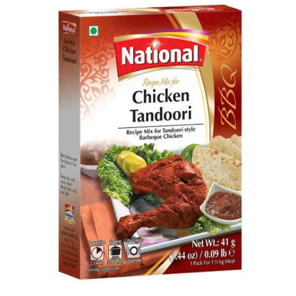 Μείγμα μπαχαρικών για κοτόπουλο Tandoori National 82γρ